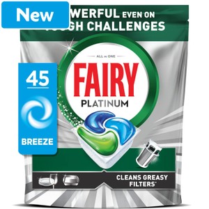 Fairy Platinum Plus All In One 54 Dishwasher Tablets Breeze XXL pack 838g