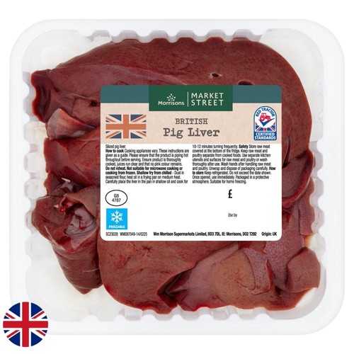 Morrisons British Pigs Liver 400g