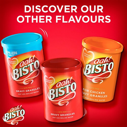 Bisto Reduced Salt Gravy Granules Beef