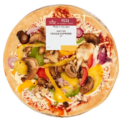 Market Street Veggie Supreme Deep Pan 10 Pizza