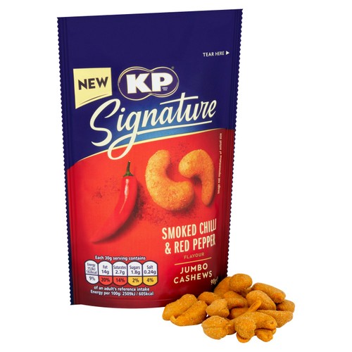 KP Signature Smoked Chilli And Red Pepper Cashews 