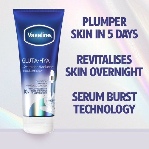 Vaseline Gluta Hya Overnight Radiance Lotion 200ml