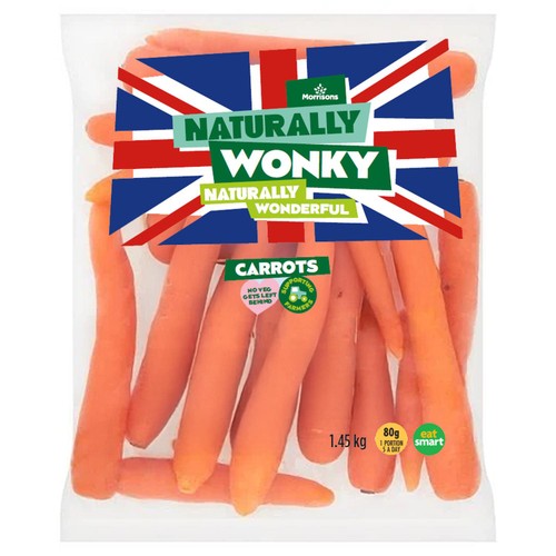 Morrisons wonky carrots