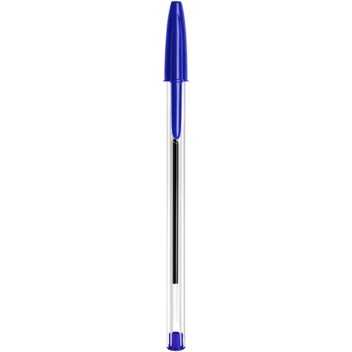 Cristal Blue Bic Pens   4 pack