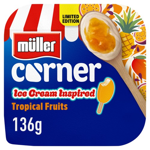 Muller Corner Limited Edition Ice Cream Inspired Tropical Fruits 136g