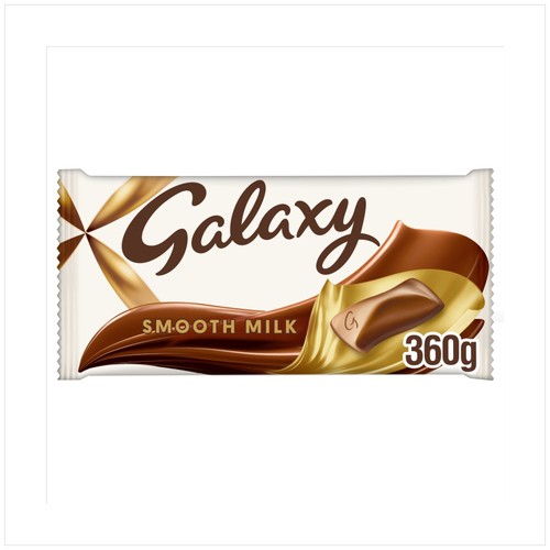 Galaxy Smooth Milk Chocolate Gift Large Sharing Block Bar Vegetarian 