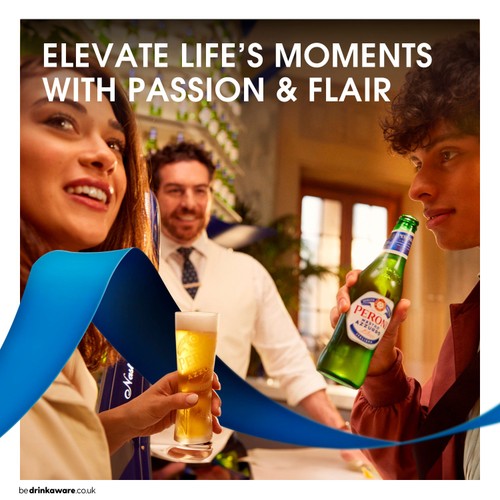 Peroni Nastro Azzurro Lager Beer Bottles 