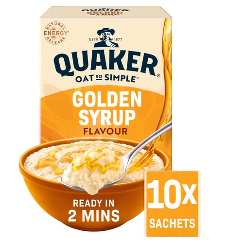 Quaker Oat So Simple Golden Syrup Porridge Sachets