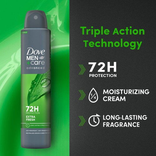 Dove Men + Care Advanced Antiperspirant Deodorant Extra Fresh 200ml