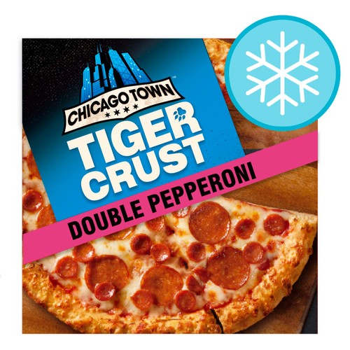 Chicago Town Tiger Crust Double Pepperoni Pizza