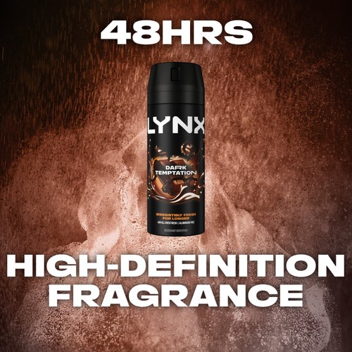Lynx Dark Temptation Body Spray 150ml Morrisons Online Groceries