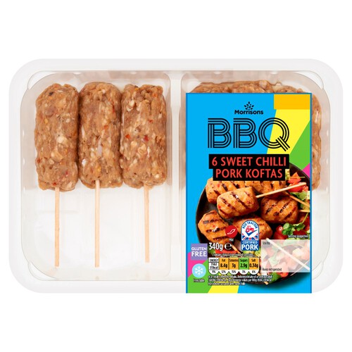 Morrisons BBQ 6 Sweet Chilli Pork Koftas