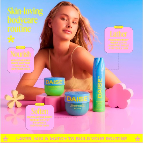 Daise Body Scrub Coconut 510g
