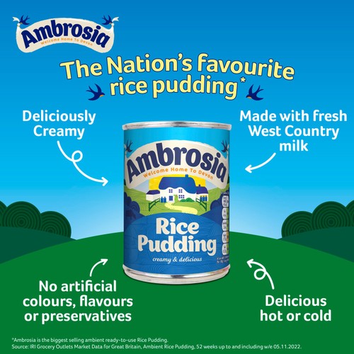 Ambrosia Devon Rice Pudding 400g