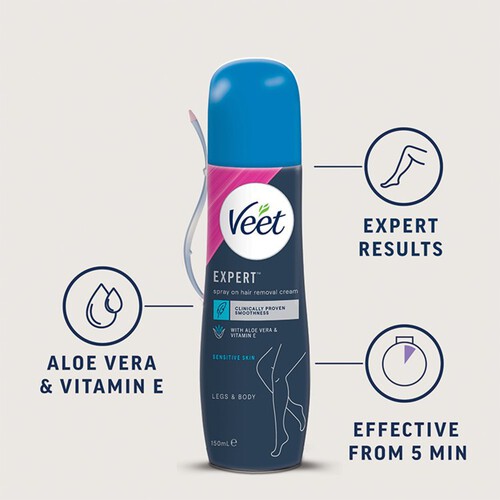 Veet Expert Spray On Cream Sensitive