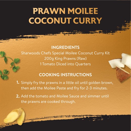 Sharwood's Chef Special Moilee Coconut Curry Sauce Meal Kit  250g