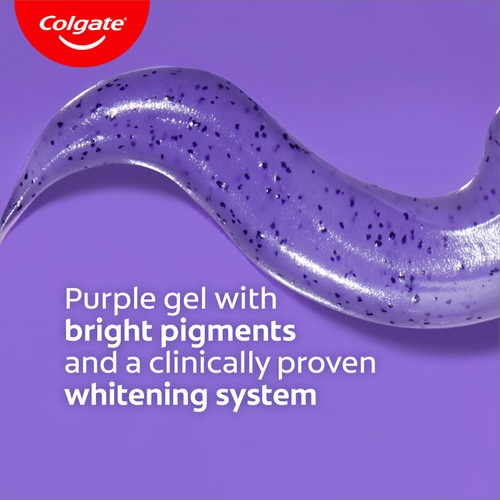 Colgate Advanced White Purple Teeth Whitening Toothpaste 75ml