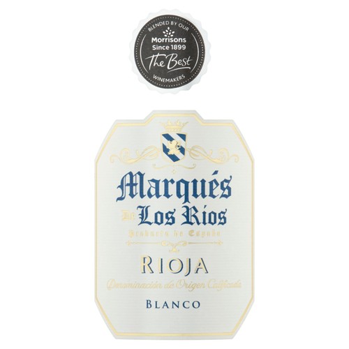 Morrisons The Best Marques de los Rios Rioja Blanco   75cl