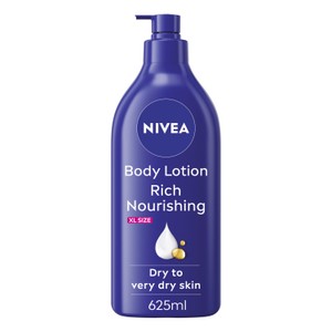 Nivea Rich Nourishing Body Lotion For Dry Skin 625Ml