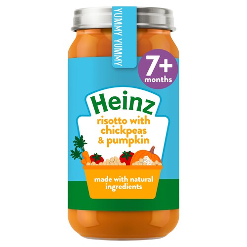 Heinz Risotto with Chickpeas & Pumpkin Baby Food Jar 7+ Months