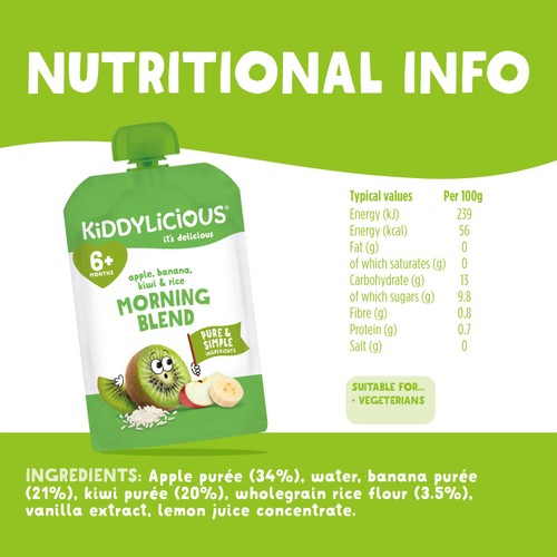 Kiddylicious Kiwi Rice 100g