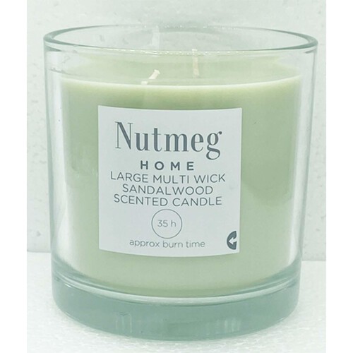 Nutmeg Home Large Multi Wick Sandalwood