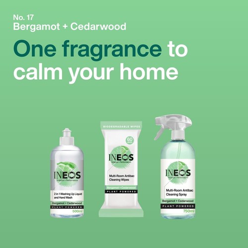 INEOS Antibac Multi-Room Spray Bergamot + Cedarwood