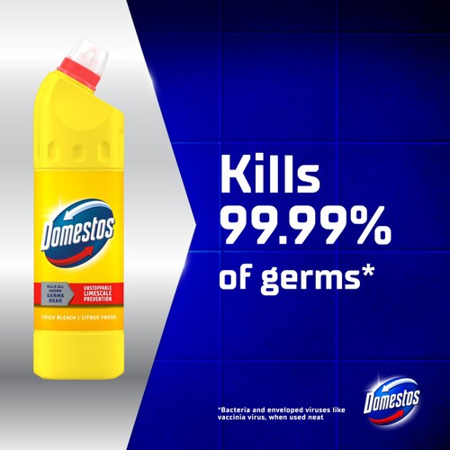Domestos Bleach Citrus Toilet Cleaner 750ml