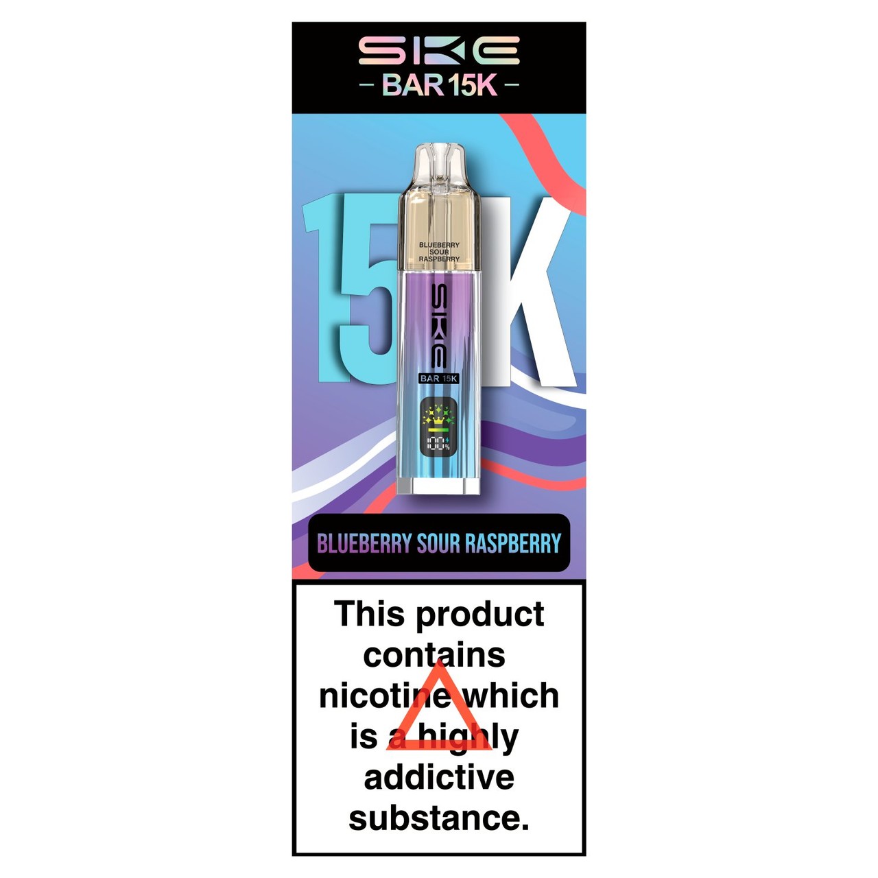 Ske Bar 15k Kit Blueberry Sour Raspberry