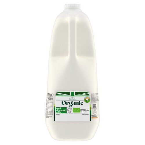 M Organic British Semi Skimmed Milk 4 Pints