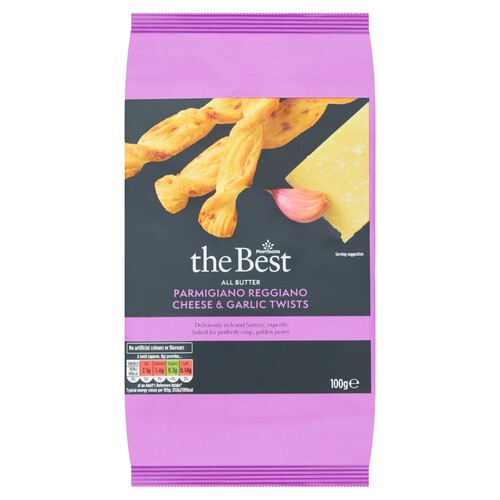 Morrisons The Best Parmesan & Garlic Twists 