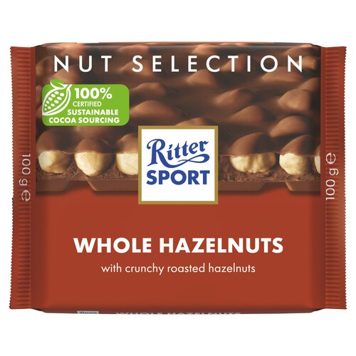 Ritter Sport Whole Hazelnuts 