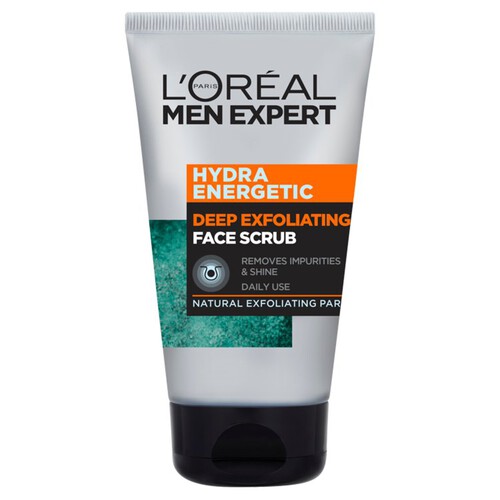 L' Oreal Men Expert Hydra Energetic Deep Exfoliating Face Scrub 