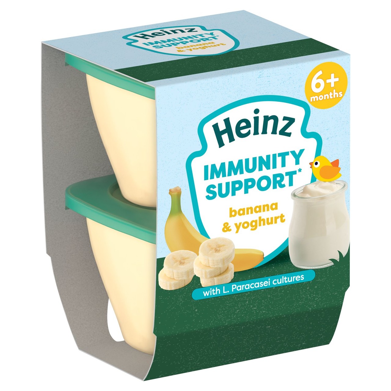 Heinz Banana & Yoghurt Immunity Support Pot 6+ Months 2x100g