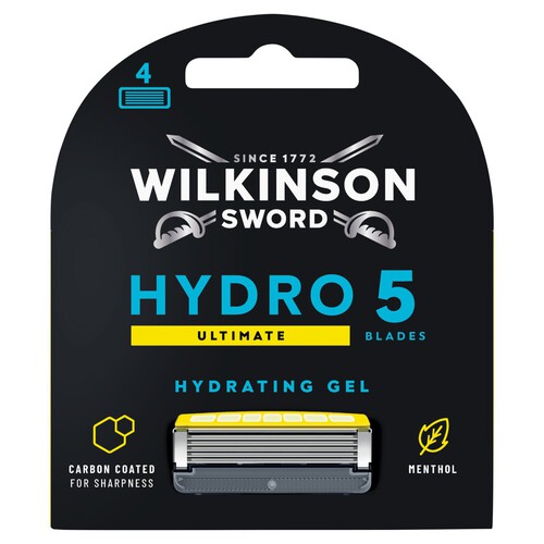 Wilkinson Sword Hydro Sense Energize Razor 4 Blades