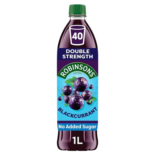 Robinsons Double Strength Blackcurrant Squash