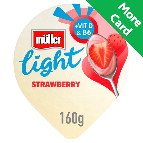 Muller Light Strawberry Fat Free Yogurt 