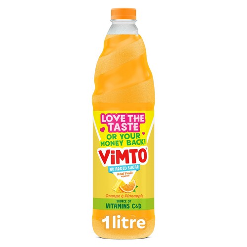 Vimto Fruit Squash Orange & Pineapple 