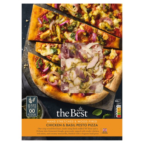 Morrisons chicken basil pesto pizza