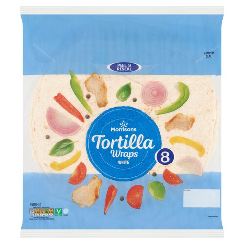 Morrisons Plain Tortilla Wraps