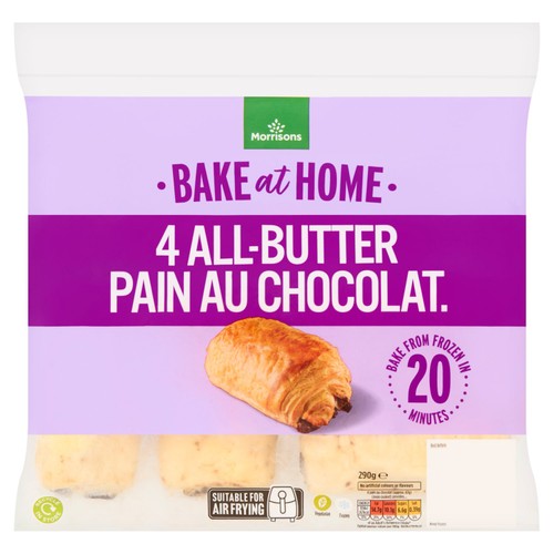 Morrisons Bake At Home 4 Pain Au Chocolat   290g
