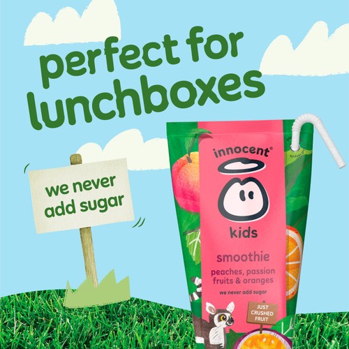 Innocent Kids Smoothies Peaches, Passion Fruits & Oranges