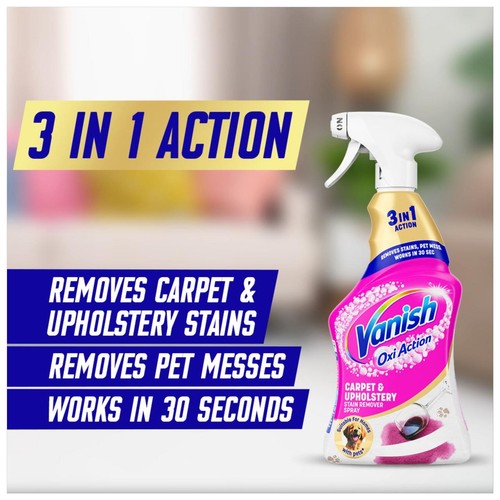 Vanish Gold Carpet & Upholstery Cleaner Spray