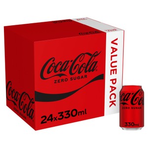 Coca-Cola Zero Sugar Can 24 x 330ml24x330ml
