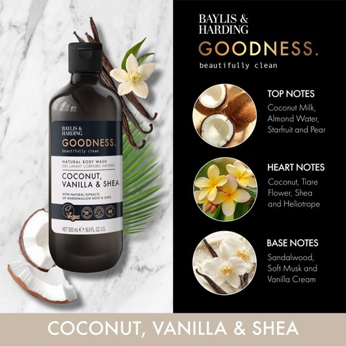 Baylis & Harding Goodness Coconut, Vanilla & Shea Body Wash