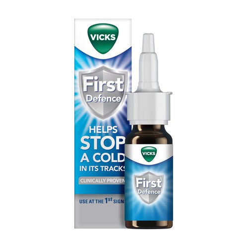 Vicks First Defence Cold Virus Blocker Nasal Spray Bottle