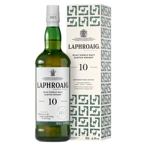 Laphroaig Islay Single Malt Scotch Whisky  - 10 Year Old 