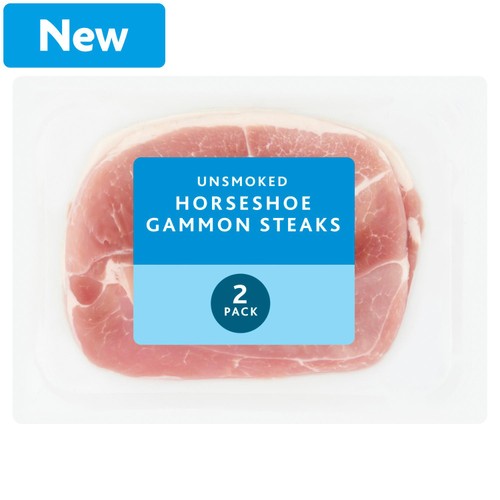 Morrisons Unsmoked Horseshoe Gammon Steaks