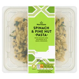 Morrisons The Best Spinach, Basil & Pine Nut Pasta   200g