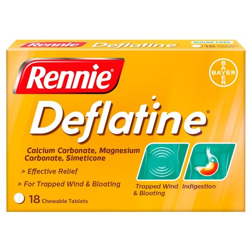 Rennie Deflatine Wind Relief Chewable Tablets